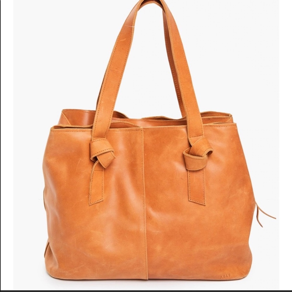 Able Rachel Leather Tote